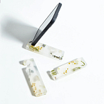 Подставка для телефона из эпоксидной смолы с цветами розовая Epoxy Flowers Phone Stand Pink варинант исполнения - 2 | Loft Concept в Волгограде