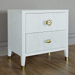 Тумба прикроватная с двумя ящиками Elsa Dreams White варинант исполнения - 1 | Loft Concept в Волгограде