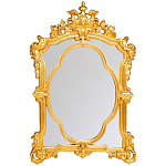 Зеркало с ажурной раме золотого цвета Classic Ornament Mirror варинант исполнения - 1 | Loft Concept в Волгограде