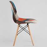 Стул с обивкой в технике пэчворк DSW варинант исполнения - 3 | Loft Concept в Волгограде