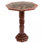 Кофейный стол из натуральных камней Лемезит и Яшма Natural Stone Tables варинант исполнения - 7 | Loft Concept в Волгограде