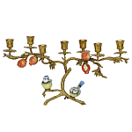 Бронзовый подсвечник на 7 свечей Eden Garden варинант исполнения - 1 | Loft Concept в Волгограде