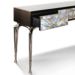 Консоль с 3-мя выдвижными ящиками и фасадом с эффектом трещины Visionnaire варинант исполнения - 1 | Loft Concept в Волгограде