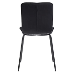 Стул черный с обивкой из велюра Black Archie Chair варинант исполнения - 4 | Loft Concept в Волгограде