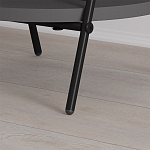 Стол приставной с 2-мя круглыми столешницами цвета антрацит ESSEL SIDE TABLE ANTHRACITE варинант исполнения - 2 | Loft Concept в Волгограде