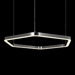 Люстра подвесная светодиодная в форме шестиугольника Диаметр 100 см Hexagon Horizontal варинант исполнения - 4 | Loft Concept в Волгограде