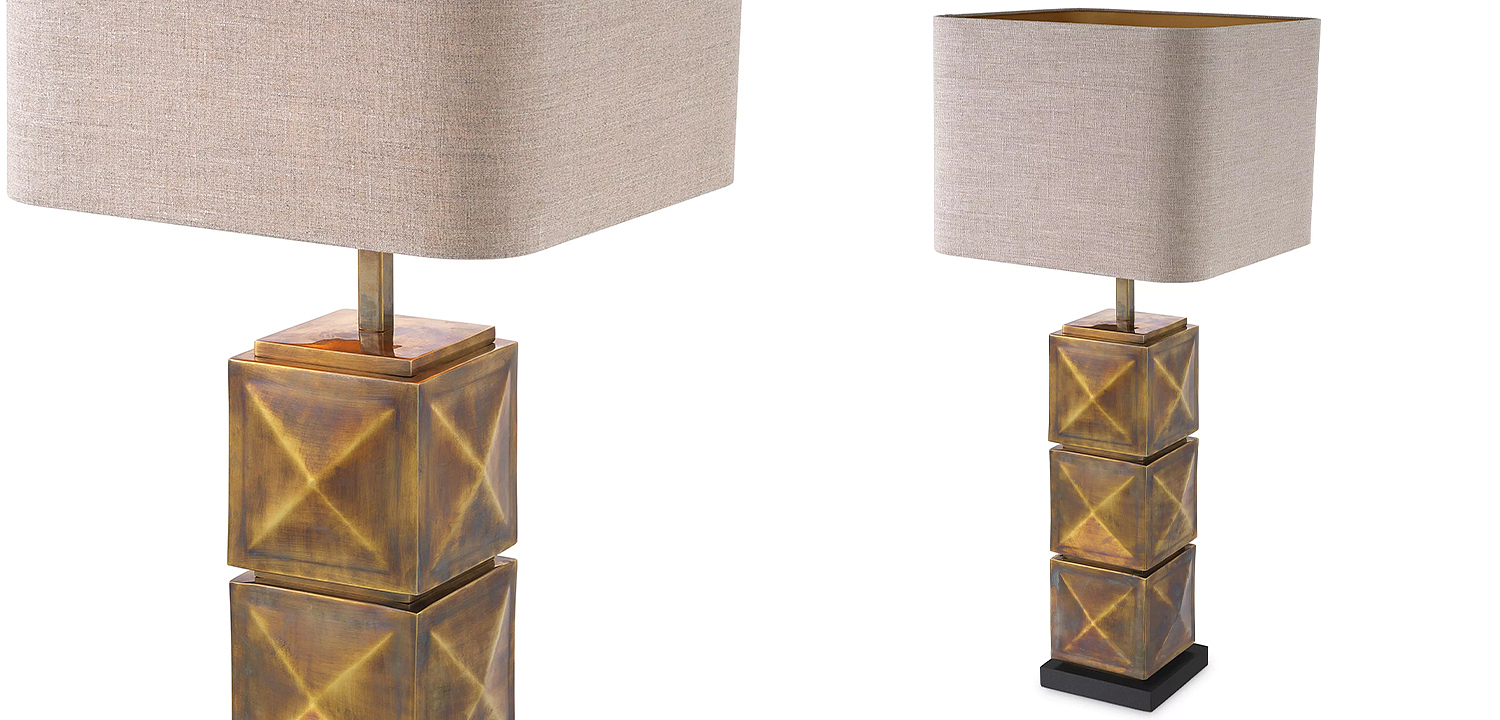 Настольная лампа Eichholtz Table Lamp Carlo Brass Настольная лампа Eichholtz Table Lamp Carlo Brass - Loft-Concept в Волгограде