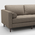 Мебельная ткань Шенилл коричневый цвет 142 см T4-54 варинант исполнения - 5 | Loft Concept в Волгограде