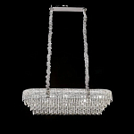 Люстра овальная с каскадом из прозрачного хрусталя Constant Sparks варинант исполнения - 3 | Loft Concept в Волгограде