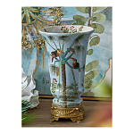 Ваза из фарфора с бронзовыми элементами Tropical Garden варинант исполнения - 6 | Loft Concept в Волгограде