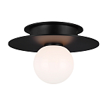 Потолочный светильник с шарообразным плафоном из белого матового стекла Generation Lighting варинант исполнения - 2 | Loft Concept в Волгограде