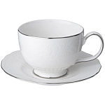 Чайный набор белый из фарфора на 6 персон 12 предметов 280 мл Garden Whisper Porcelain Set  варинант исполнения - 1 | Loft Concept в Волгограде