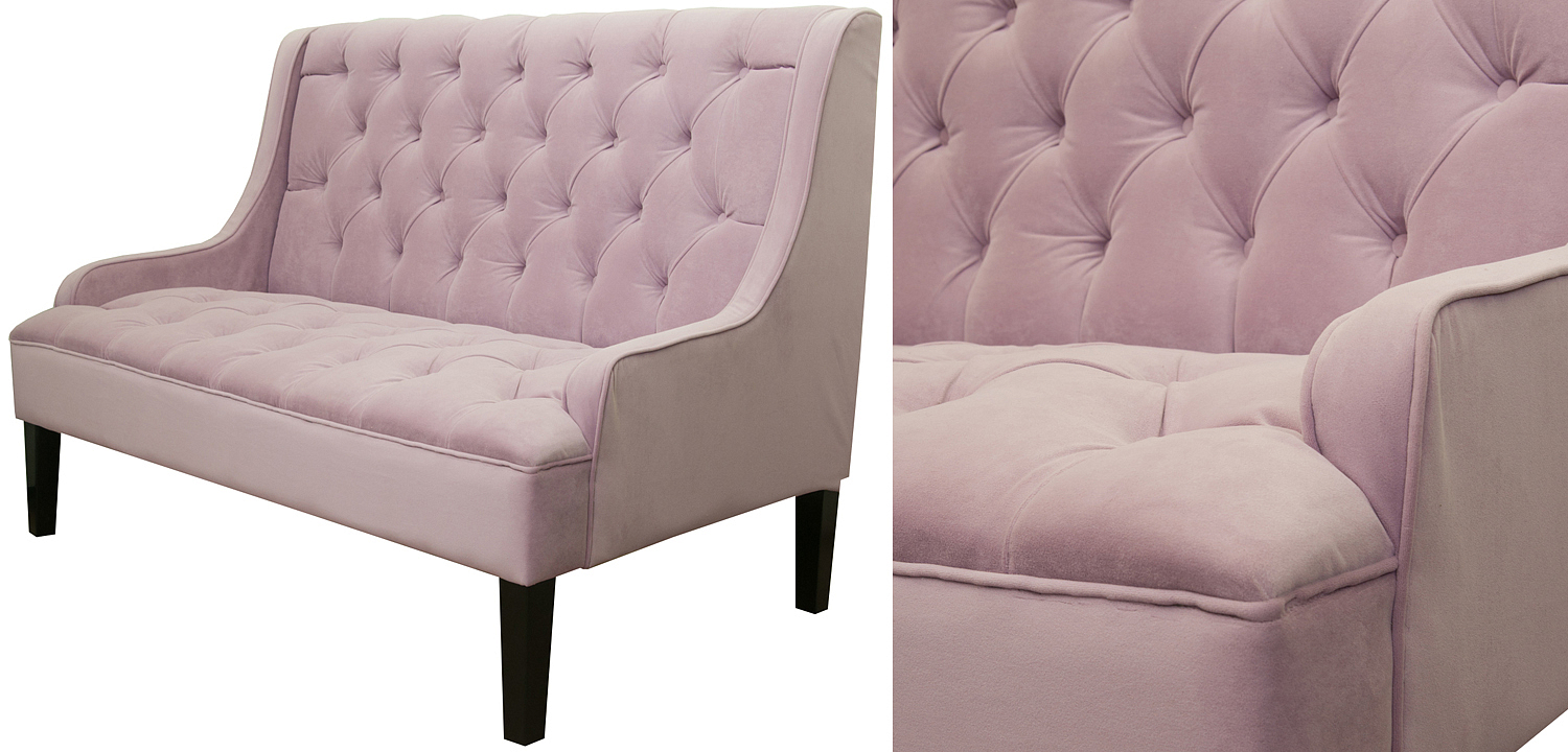 Диван Folket Sofa velour pink Диван Folket Sofa velour pink - Loft-Concept в Волгограде