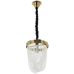 Подвесная люстра с хрустальными подвесками Riche Crystal Metal Chandelier 1 варинант исполнения - 2 | Loft Concept в Волгограде