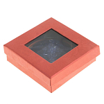 Зеркало карманное круглое двухстороннее из натурального камня Содалит в подарочной упаковке Gold Stone Mirrors варинант исполнения - 4 | Loft Concept в Волгограде