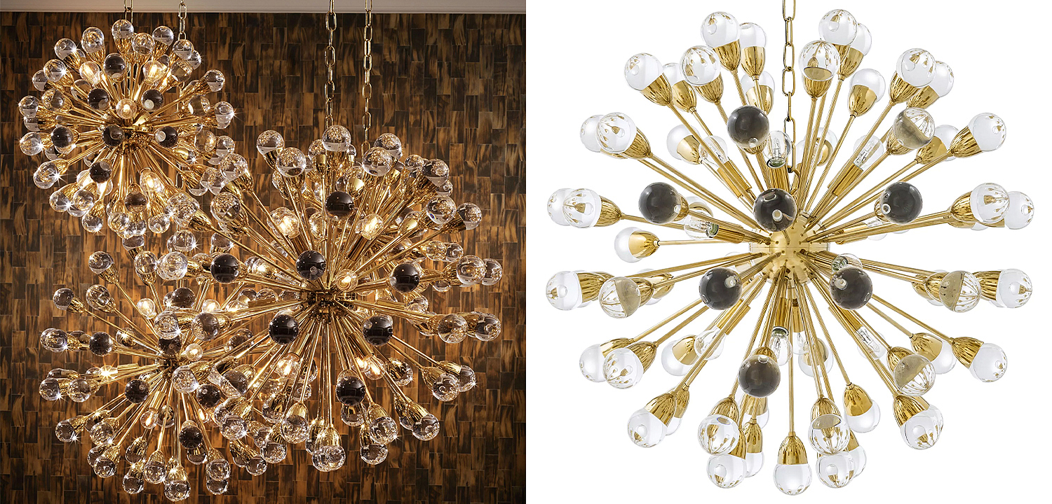 Люстра Eichholtz Chandelier Anto L Gold - Loft-Concept в Волгограде