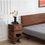 Тумбочка прикроватная с ящиком и дверцей Робот Robot Desk варинант исполнения - 8 | Loft Concept в Волгограде