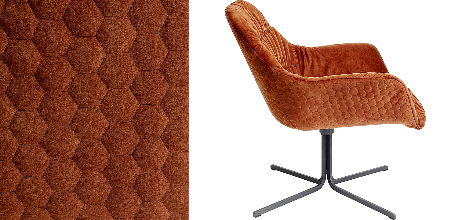 Кресло вращающееся Cinnamon Honeycomb - Loft-Concept в Волгограде