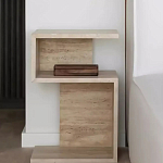 Дизайнерский журнальный стол фигурный с полками Gulip варинант исполнения - 1 | Loft Concept в Волгограде