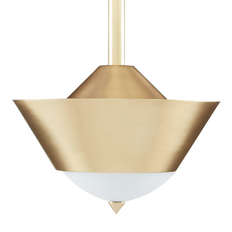 Подвесной светильник светодиодный конусообразный Сone Shaped Gold Pendant Золотой Белый Подвесной светильник светодиодный конусообразный Сone Shaped Gold Pendant Золотой Белый в Волгограде | Loft Concept
