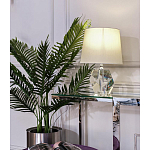 Настольная лампа с кремовым абажуром на граненном основании Crystal Facets варинант исполнения - 1 | Loft Concept в Волгограде