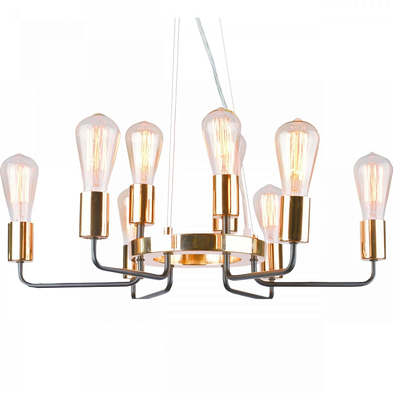 Люстра Gold Stick Chandelier Глянцевое золото Люстра Gold Stick Chandelier Глянцевое золото в Волгограде | Loft Concept