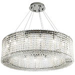 Круглая люстра с хрустальными подвесками хром Crystal Art Chrome Chandelier 16 варинант исполнения - 2 | Loft Concept в Волгограде