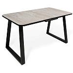 Стол обеденный раздвижной с прямоугольной бежевой столешницей Magali варинант исполнения - 1 | Loft Concept в Волгограде