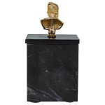 Мраморная шкатулка с бюстом из металла KELLY WEARSTLER варинант исполнения - 4 | Loft Concept в Волгограде