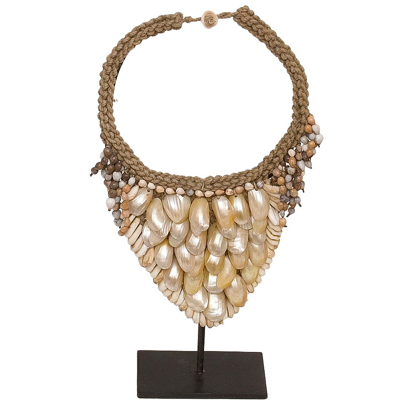 Этническое ожерелье с перламутровыми ракушками Mother of Pearl Shell Necklace Бежевый Перламутровый Этническое ожерелье с перламутровыми ракушками Mother of Pearl Shell Necklace Бежевый Перламутровый в Волгограде | Loft Concept