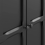 Шкаф черный Silva Black Cabinet варинант исполнения - 5 | Loft Concept в Волгограде