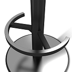 Барный стул вращающийся со спинкой Бежевый Велюр Vendramin Chair варинант исполнения - 5 | Loft Concept в Волгограде