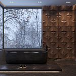 Гипсовая 3D панель с принтографией PM-22 варинант исполнения - 1 | Loft Concept в Волгограде