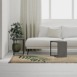 Комплект из 2-х приставных столов серого цвета из дерева ZIGOSH RETRO GREY варинант исполнения - 3 | Loft Concept в Волгограде