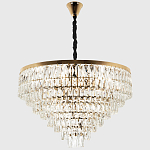 Люстра с прямоугольными хрустальными подвесками Lunet Crystal Rectangulars Chandelier 18 варинант исполнения - 3 | Loft Concept в Волгограде