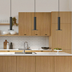 Подвесной светильник светодиодный черный Light Durability варинант исполнения - 1 | Loft Concept в Волгограде