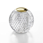 Настольная лампа с прозрачным шарообразным плафоном на цилиндрической подставке Crystal Globule варинант исполнения - 2 | Loft Concept в Волгограде