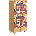 Шкаф с принтом The rebus of love варинант исполнения - 1 | Loft Concept в Волгограде