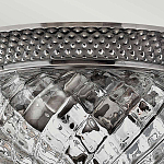 Потолочный светильник с чашеобразным плафоном из толстого волнообразного стекла и широким узорчатым основанием Hinkley варинант исполнения - 8 | Loft Concept в Волгограде