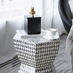 Мраморная шкатулка с бюстом из металла KELLY WEARSTLER варинант исполнения - 11 | Loft Concept в Волгограде