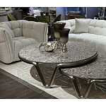 Стол журнальный круглый с узором Table Hypontic Pattern варинант исполнения - 6 | Loft Concept в Волгограде