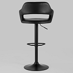 Барный стул черного цвета Strohach варинант исполнения - 4 | Loft Concept в Волгограде