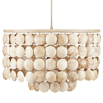 Люстра с каскадом из круглых декоративных элементов Texture Discs варинант исполнения - 3 | Loft Concept в Волгограде