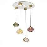 Подвесной светильник с прозрачным стеклянным плафоном округлой формы Effervia  варинант исполнения - 6 | Loft Concept в Волгограде