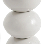 Приставной столик белого цвета Bead варинант исполнения - 2 | Loft Concept в Волгограде