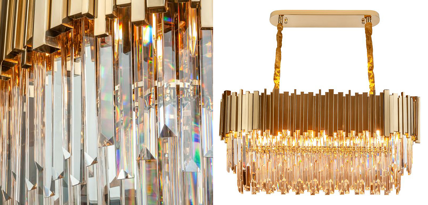 Большая многоярусная люстра Cascade Glass Metal Luxxu Chandelier 100 Большая многоярусная люстра Cascade Glass Metal Luxxu Chandelier 100 - Loft-Concept в Волгограде