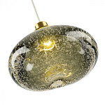 Подвесной светильник с прозрачным стеклянным плафоном округлой формы Effervia  варинант исполнения - 14 | Loft Concept в Волгограде