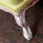 Диван из натурального бука бежевый с изображением птиц и цветов Beige Green Chinoiserie Garden Sofa варинант исполнения - 6 | Loft Concept в Волгограде