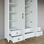 Большой шкаф с витриной Elsa Dreams White варинант исполнения - 3 | Loft Concept в Волгограде