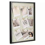 Рамка для фото с подсветкой c деревянными прищепками в комплекте Photo Backlight варинант исполнения - 1 | Loft Concept в Волгограде